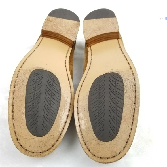 Vtg Gucci Like Van Eli Frolicca Horse Bits Brown Suede Loafers Sz 9M EUC - Picture 12 of 14